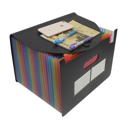 A4 sorter / dokument række / papir opbevaring - kuffert sorter Doc