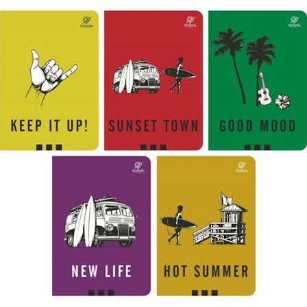 Cahier Elanders Anteckningsbok A5/80 = SURFER 10ST