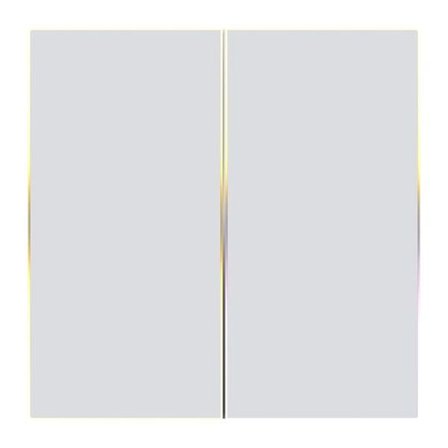 Touch ZigBee-ljusströmbrytare Avatto TS60-EU-W4 Quad TUYA (vit).