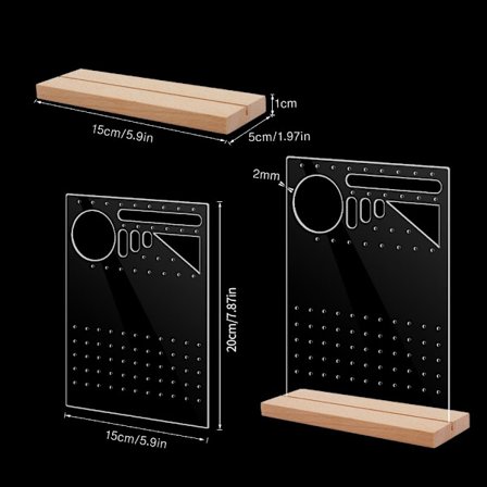 2 stk Smykkestativ øreringe Organizer Holder STYLE 9 STYLE 9