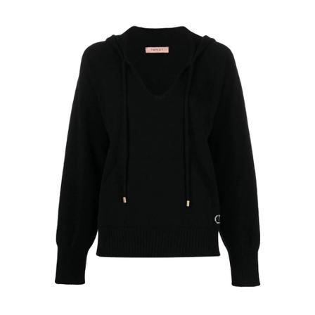 Twinset Hoodies Sort, Dame