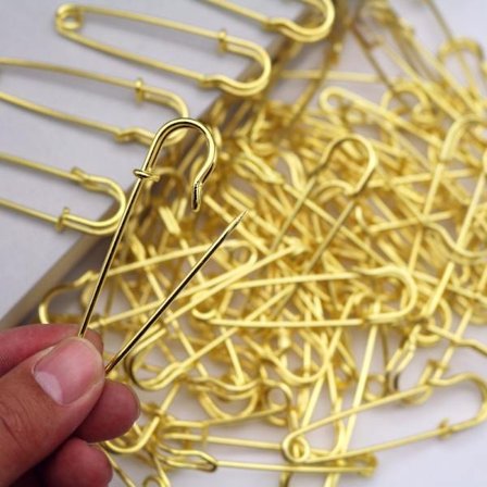 Säkerhetsnål Förtjockad säkerhetsnål 60 mm (pack om 50)