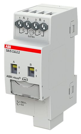 ABB 2CDG110253R0011 Brytaktor KNX, 230V, 6 A Max. antal omkopplarkontakter: 2, Elfördelning & strömförsörjning