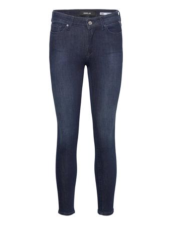 Luzien Trousers Skinny High Waist 99 Denim Skinny Jeans Blå Replay*Betinget Tilbud
