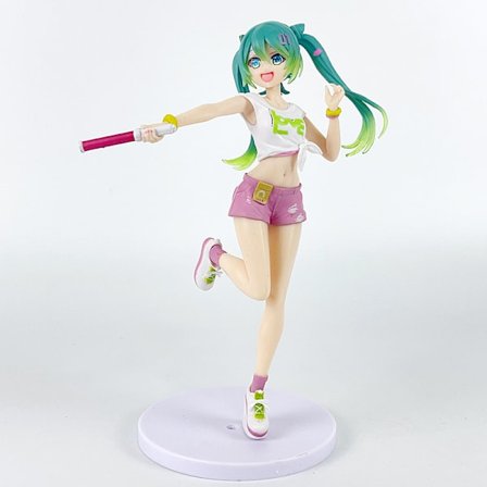 Håndlavet lysstav Hatsune Miku koncert Hatsune Miku håndlavet todimensionel anime smuk pige model Hatsune Miku pynt