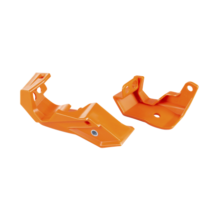Polisport Lower Fork Leg Cover Orange-Black - Husqvarna FE 350S 2020-2021