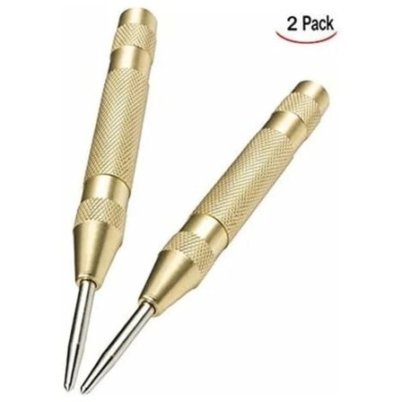 TS-Sæt med 2 Automatiske Dorne til Metal eller Træ (Guld)