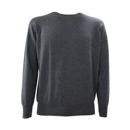 Kangra, Round-neck Knitwear Grijs, Heren, Maat:M