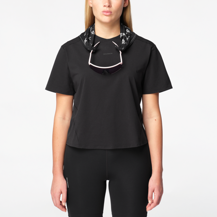 Salomon - Premières couches hauts Vêtements Trackline Ss Tee W - Deep Black