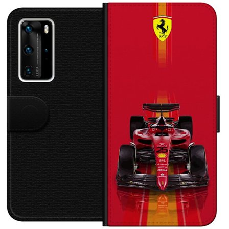 Yhteensopiva Lompakkokotelo Huawei Huawei P40 Pro Ferrari Formula 1 -auto ikonisessa punaisessa muotoilussa urheilullisella tarkkuudella