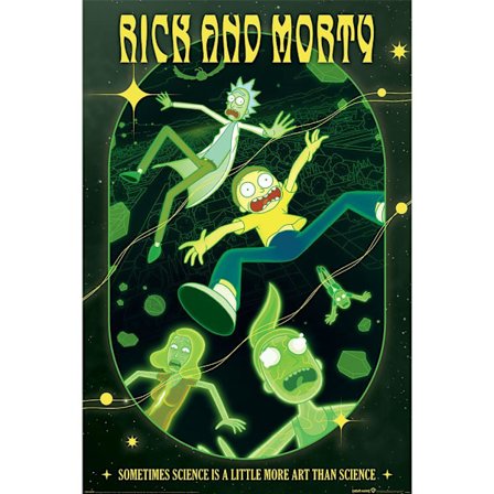 Rick And Morty Rave Rickrival Maxi Poster 91,5 cm x 61 cm x 0,12 cm