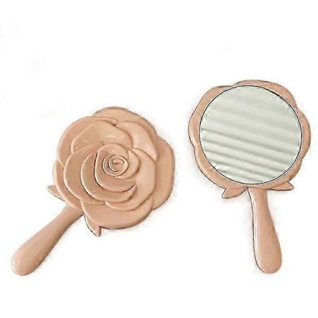 Bärbar sminkspegel handhållet glas