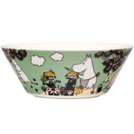 Moomin arabia Omtanke skål 15 cm, grønn