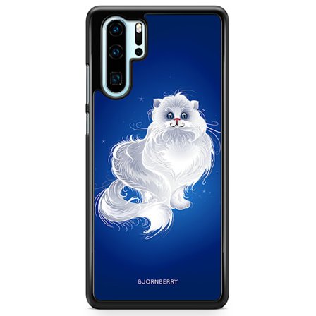 Bjornberry Hårdskal Huawei P30 Pro - Vit Katt