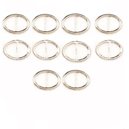 10kpl/ Set Slider Buckle Vyön solki GOLD OVAL OVAL