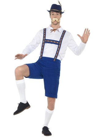 Oktoberfest Lederhosen Asu Sininen