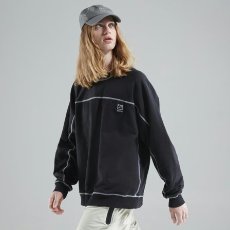 66 North men's Vatnajokull Crewneck Tops - Black - XS