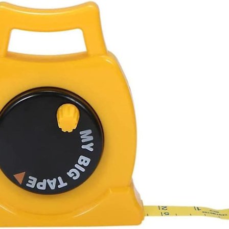 Myk, sammenrullbar målebånd for barn å bruke til konstruktiv rollelek KLB