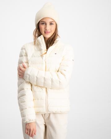 Tommy Hilfiger U ESSENTIAL LIGHT DOWN JACKET Beige Jacken Unisex - Kidsbrandstore