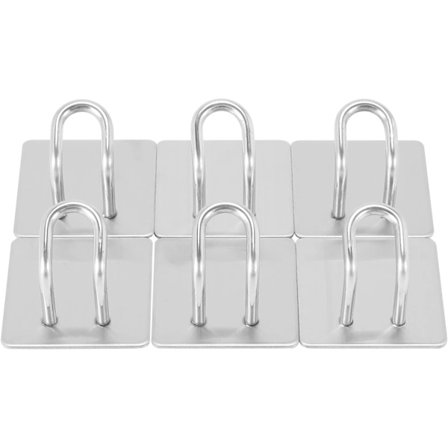 Klæbende kroge, rustfrit stål krog, køkken kroge, badeværelse væg