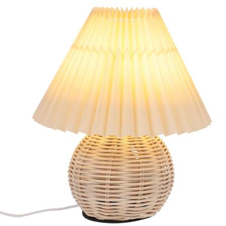 1 Sæt Nordisk Hjemmeophold Plettet Skrivebordslampe Dekoration Soveværelse Sengebord Sove Lys Beige 128X23X10CM Beige1 28X23X10CM