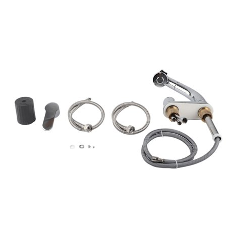 G1/2 kran teleskopisk vridbar utdragbar kallvarmvattenblandare för tvättställ i badrum