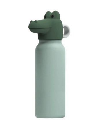 Liewood Falk Water Bottle W Crocodile Lid 350 Ml - Green - ONE SIZE