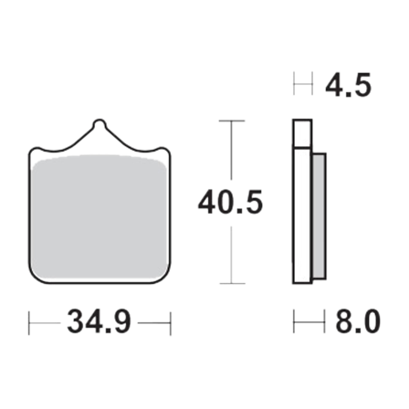 Pastillas de Freno Delanteras Moto-Master RoadPro Sinter - BMW S 1000 R 2014-2017