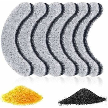 TS-Filter Vandfontæne Kat, Filter til Vandfontæne til Katte og Hunde, Erstatningsfilter til Dyrefontæne med Harpiks og Kul