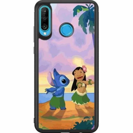 Huawei P30 Lite Svart Skal Lilo And Stitch