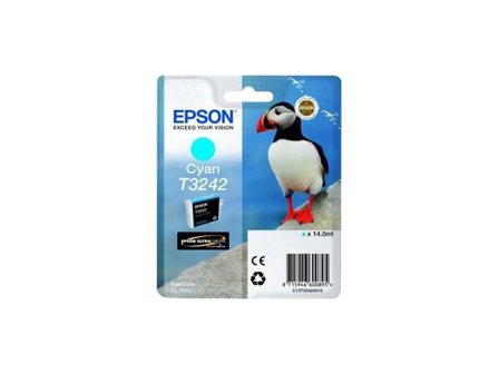Epson Bläckpatron, T3242, UltraChrome, cyan, C13T32424010 - Lyreco - Toner och bläck - Bläckpatroner - Bläckpatroner Epson