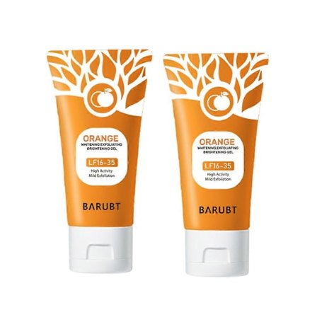 1-3X Orange Enzymes Exfolierande Ljusnande Gel Återfuktande Utslätande Åtstramande Porer Whitening Ljusnande Exfolierande Peeling Gel 100g