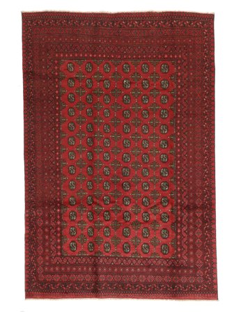 Médaillon Afghan Fine Tapis 194X288 Laine