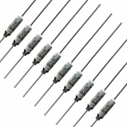 SF119E Termiske sikringer - 10A 250V, 121°C, Organisk type, Pakke med 10