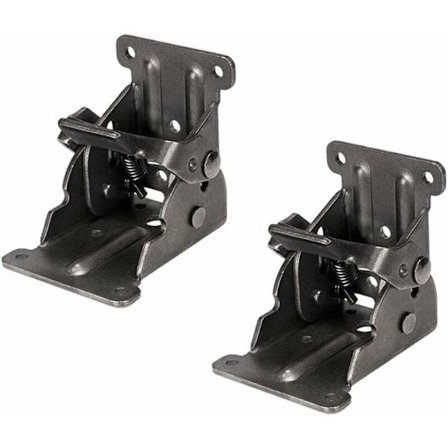 2 st fällbara stödben, självlåsande gångjärn, fällbara möbelklaffbensscharner, fällbara stödben, beslag och stag, för bord, säng och mekaniska möbler