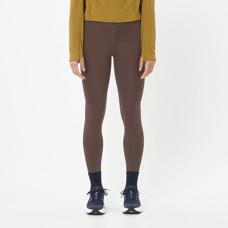 Salomon - Tight Shkout Core Tights 28" W - Coffee Bean