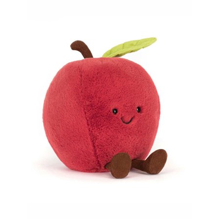 Jellycat Amuseables Omena, Uusi, laput kiinni, pehmolelu