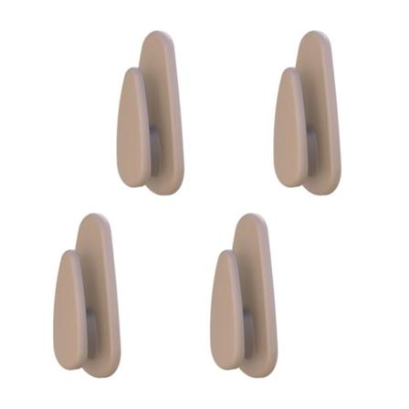 4 Stk Bilkroker Stick-on Bil Dashboard Kroker BEIGE Beige