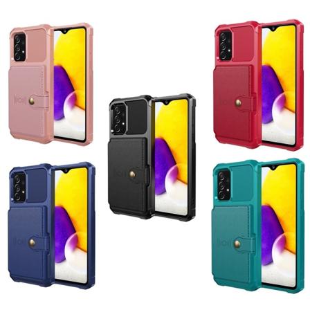Samsung Galaxy A23 5G - Mobilskal Korthållare Blå