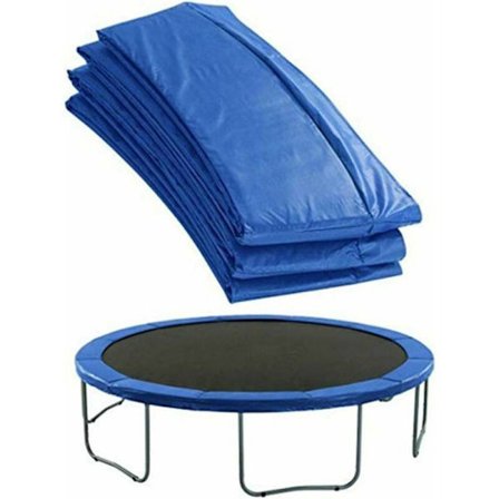 Trampolinebeskyttelsesmatte - Kantbeskyttelse Ø305cm, Anti-UV Kantbeskyttelse Ripstop PVC PE Fjær, Reservedeler til Trampoline, Blå