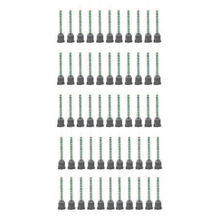 50 stk. Epoksy Lim Blandedyse Statisk Blandedyse MB5-16 Blandingsrør (1:1 Forhold) for AB Lim Mikser