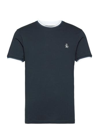 Small Logo Ringer T-Shirt Blue Original Penguin