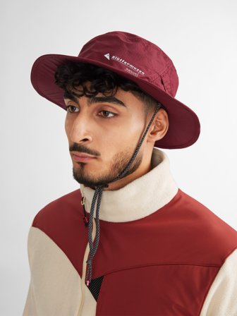 Klättermusen - Ansur Hiking Hat Unisex - Tawny Red - L