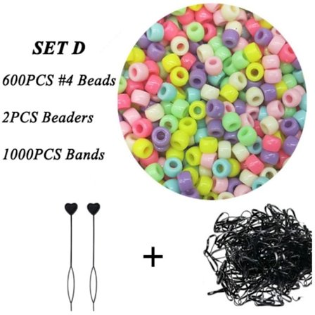 Quick Beader Hårperlesæt SÆT D SÆT D
