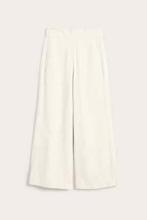 Kappahl | Pull on-bukse wide fit Lys beige XS | Lys beige