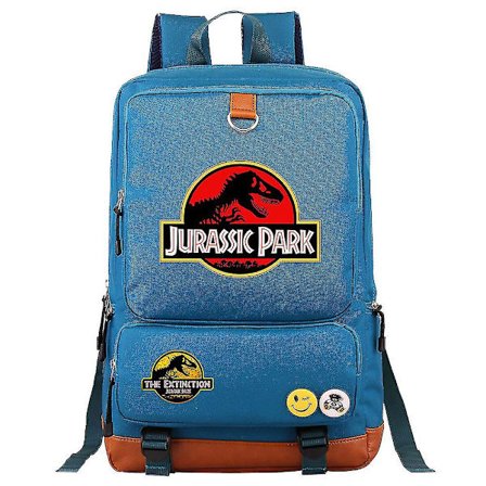 Jurassic World & Park Rygsæk: Holdbar Laptop Rejsetaske - Rygsæk, Messenger, Skoletaske med Skulderstropper til Figurer & Skoleartikler
