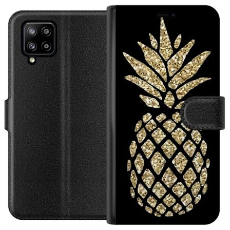 Kompatibelt Plånboksfodral till Samsung Samsung Galaxy A42 5G Ananas
