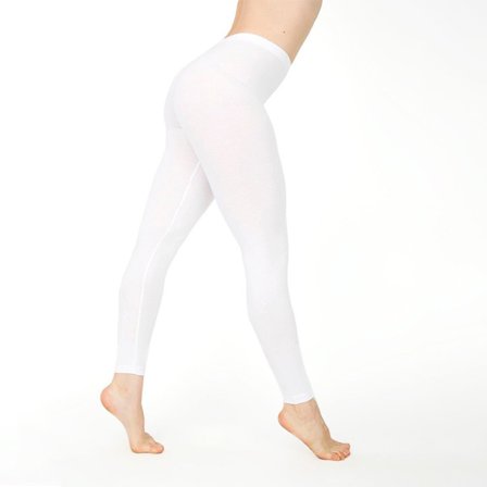 Yogabukse Høy midjebukse HVIT