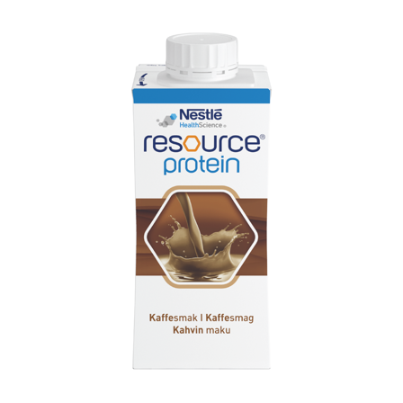 Resource Protein, fullverdig proteinrik næringsdrikk, Kaffe, 4x200 ml