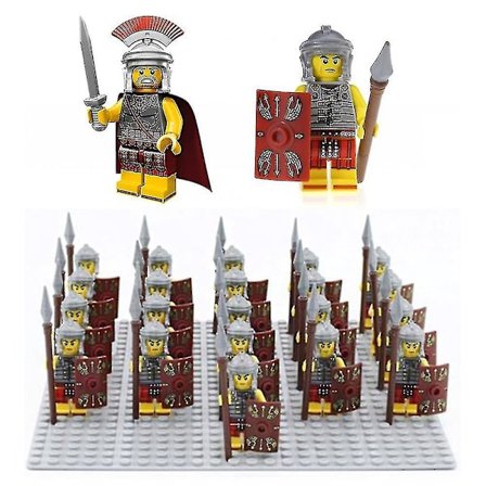 21 stk/sæt Roman Centurion Soldiers Minifigures Army Toys Collection Kids A